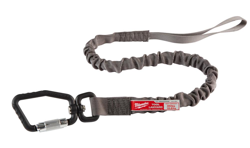Milwaukee 35 Lb. Locking Tool Lanyard - Flockneti