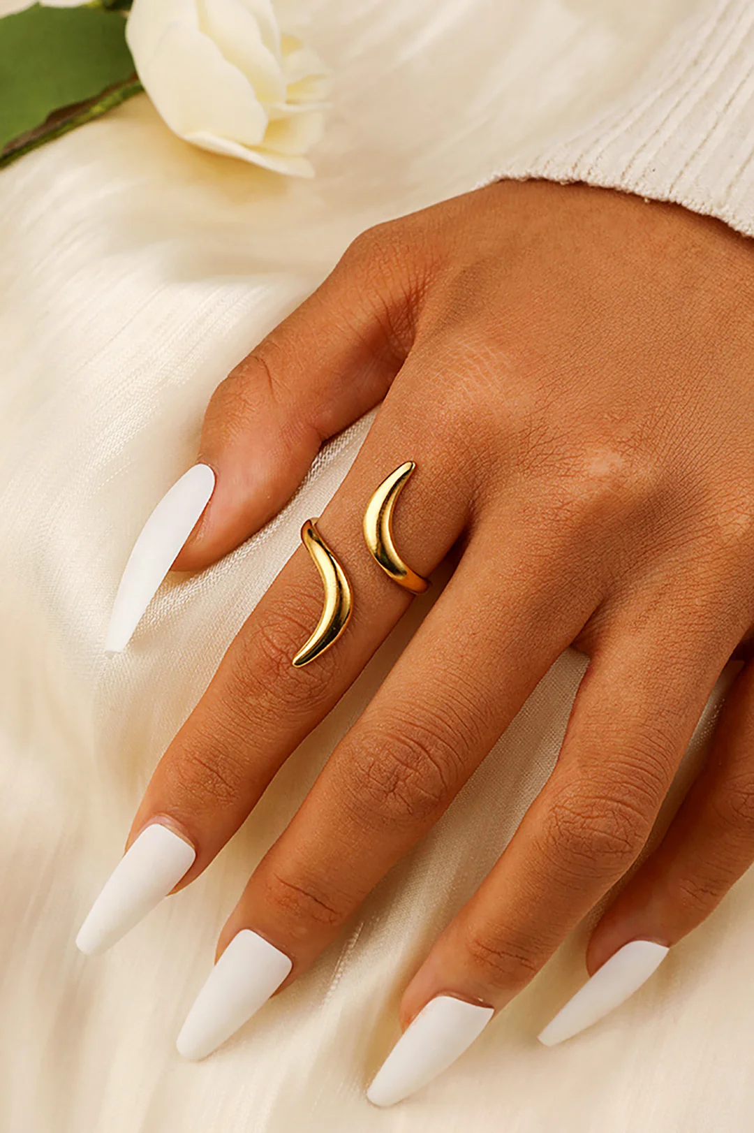 Geometric Open Ring - Flockneti
