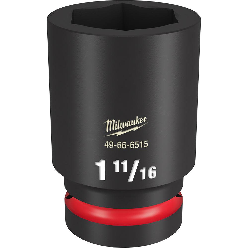 Milwaukee Impact Socket 1″ Drive 1 11/16″ Deep 6 Point - Flockneti