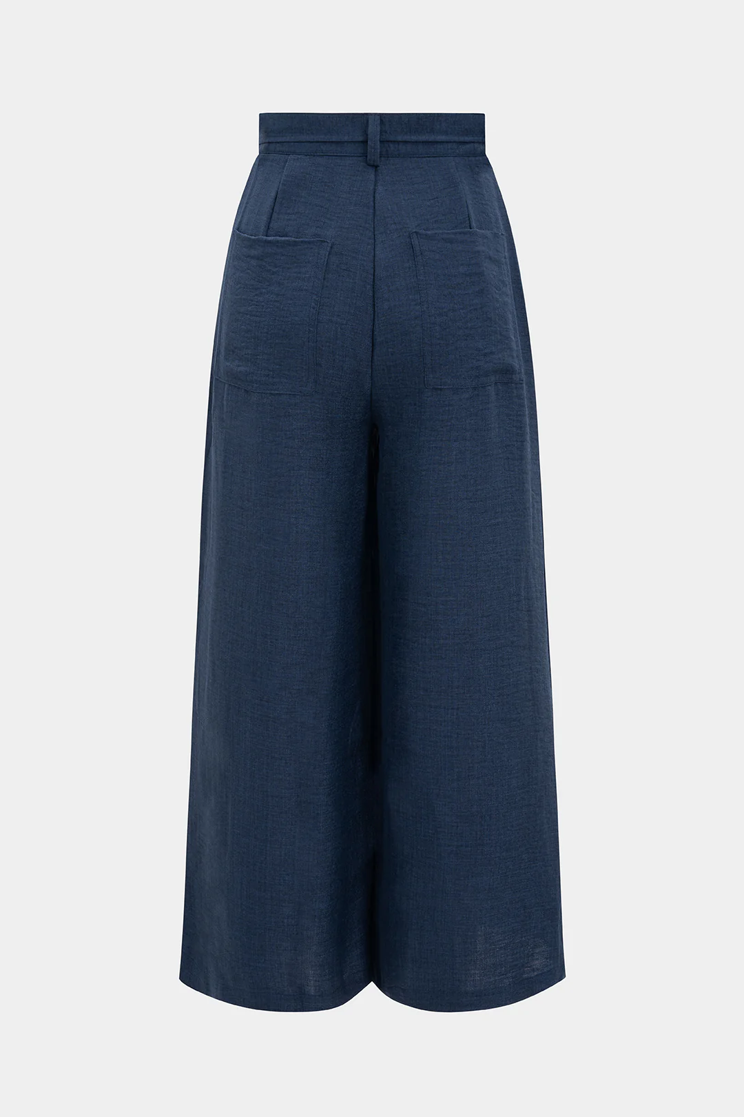Linen Pocket Wide Leg Pants - Flockneti