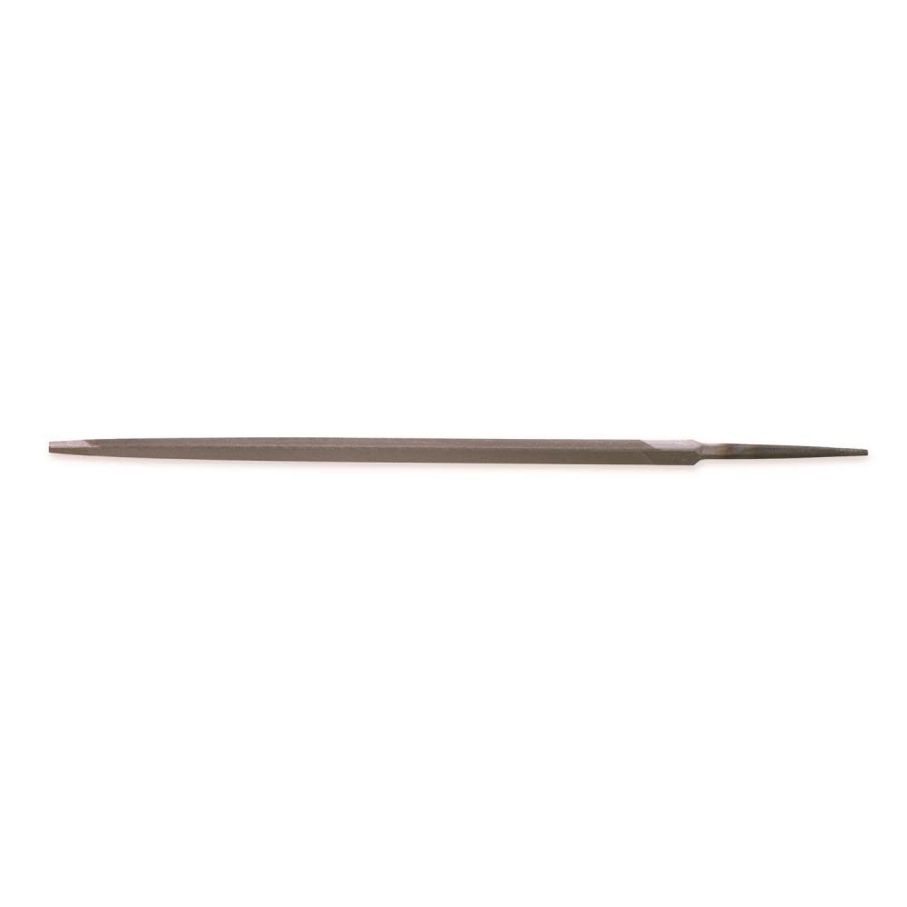 Crescent Nicholson Extra Slim Taper File 6″ Triangle Single Cut with Handle - Flockneti