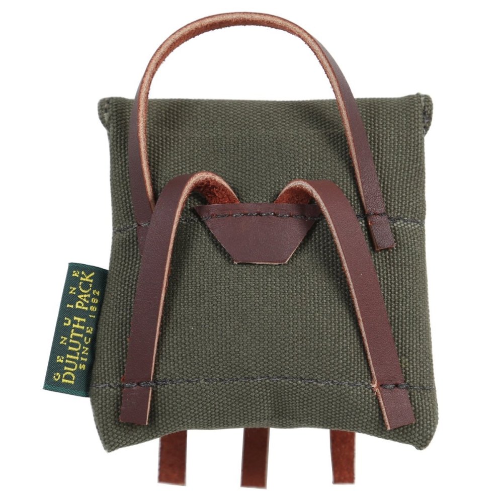 Duluth Pack Olive Drab Canvas Mini Ornament Pack - Flockneti