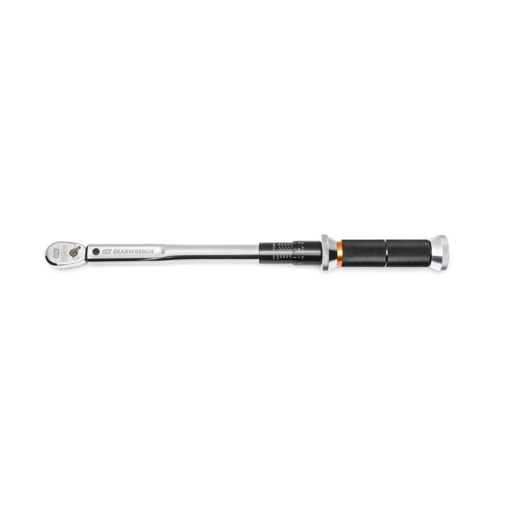 GEARWRENCH 3/8-in Drive 120XP Micrometer Torque Wrench 10-100 ft/-lbs - Flockneti