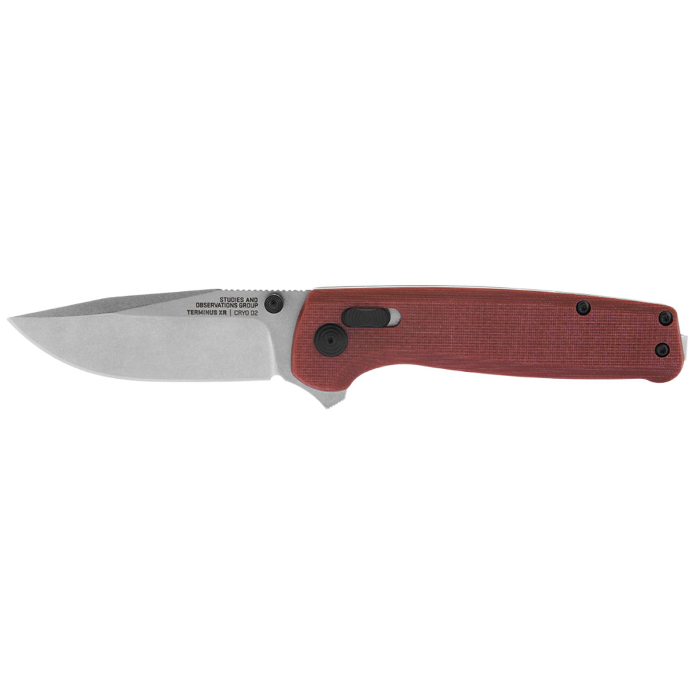 SOG Terminus XR G10 Folding Knife Crimson Red - Flockneti