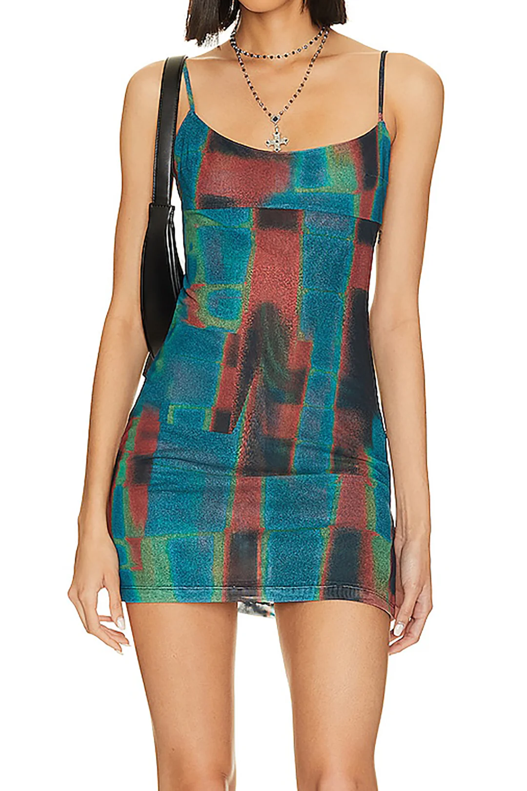 Ombre Print Sleeveless Mini Dress - Flockneti
