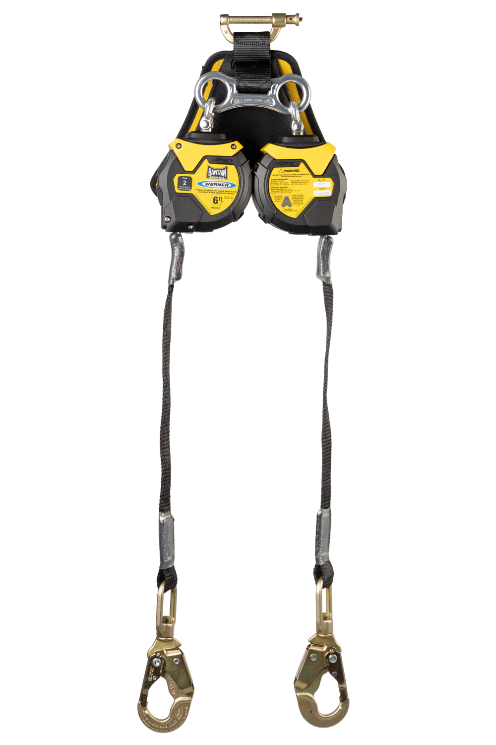 Werner Bantam 6′ Twin Leg Web Leading Edge Self Retracting Lifeline - Flockneti