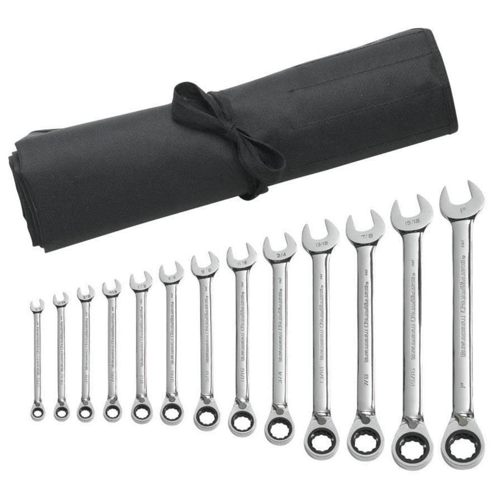 GEARWRENCH Reversible Ratcheting Combination SAE Wrench Set 13pc - Flockneti