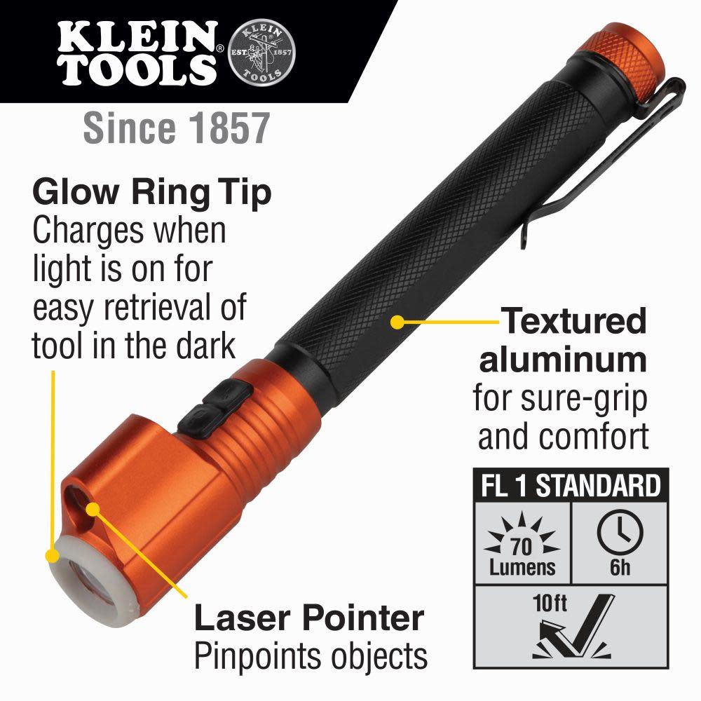 Klein Tools Inspection Penlight with Laser - Flockneti