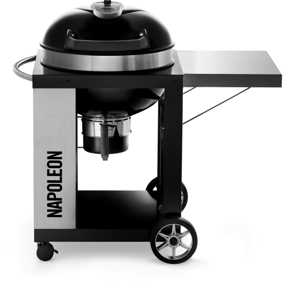 Napoleon PRO CART Charcoal Kettle Grill Black - Flockneti