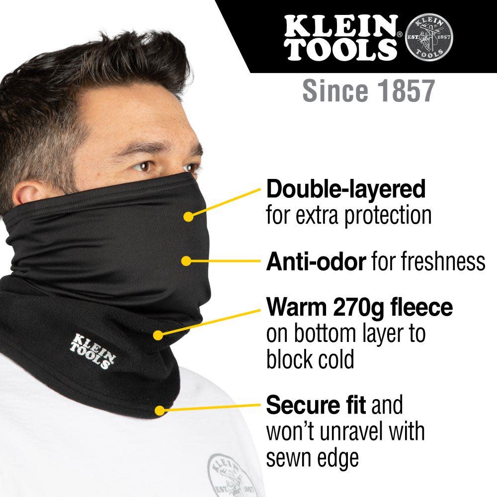 Klein Tools Neck and Face Warming Half-Band - Flockneti