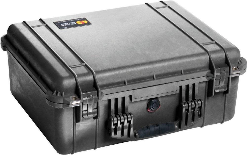 Pelican 1550 Black Hard Case 18.43In x 14.00In x 7.62In ID - Flockneti