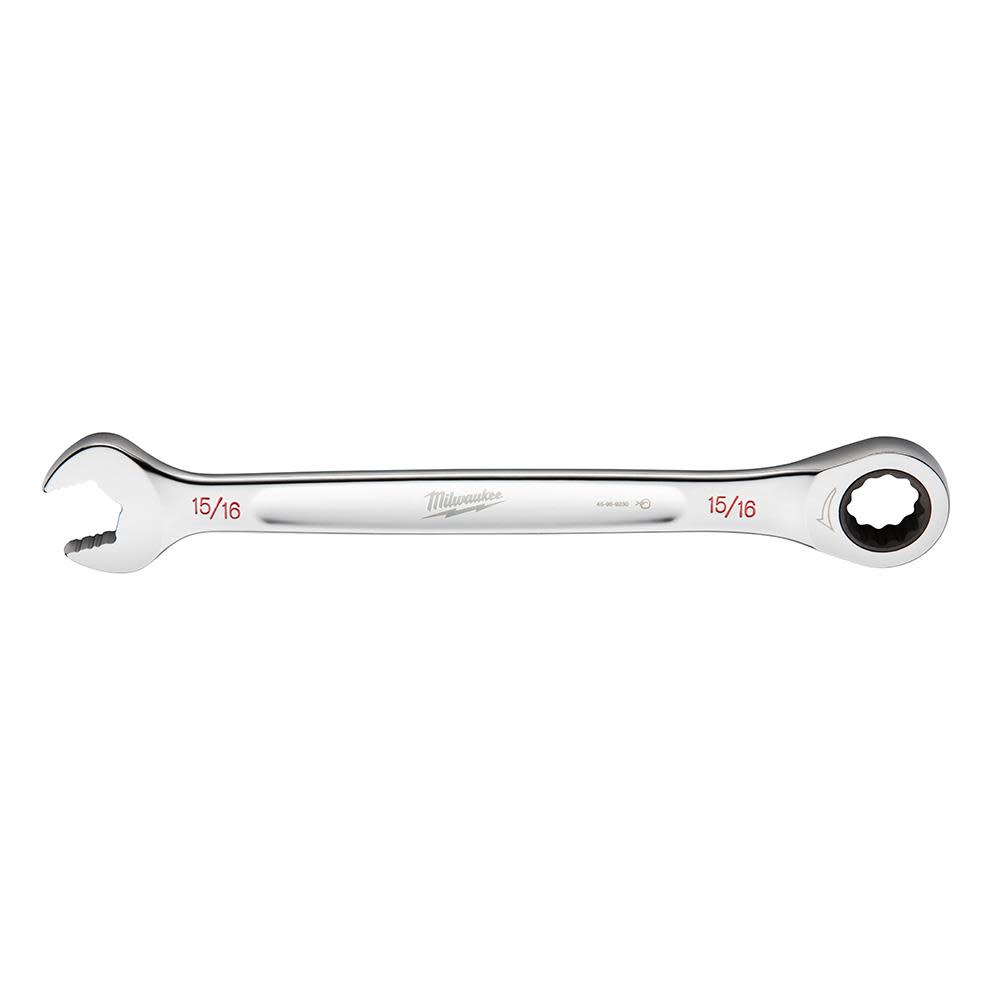 Milwaukee 15/16 in. SAE Ratcheting Combination Wrench - Flockneti
