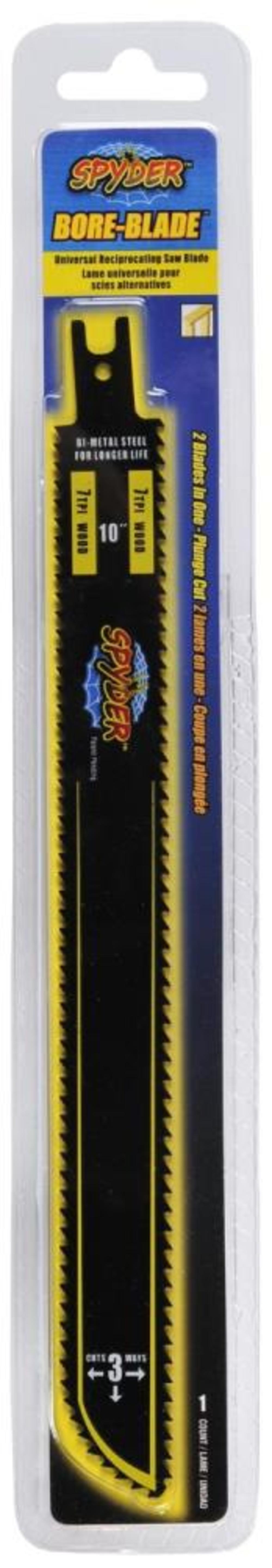 Spyder 10 In. 7 x 7 TPI Bore-Blade - Flockneti