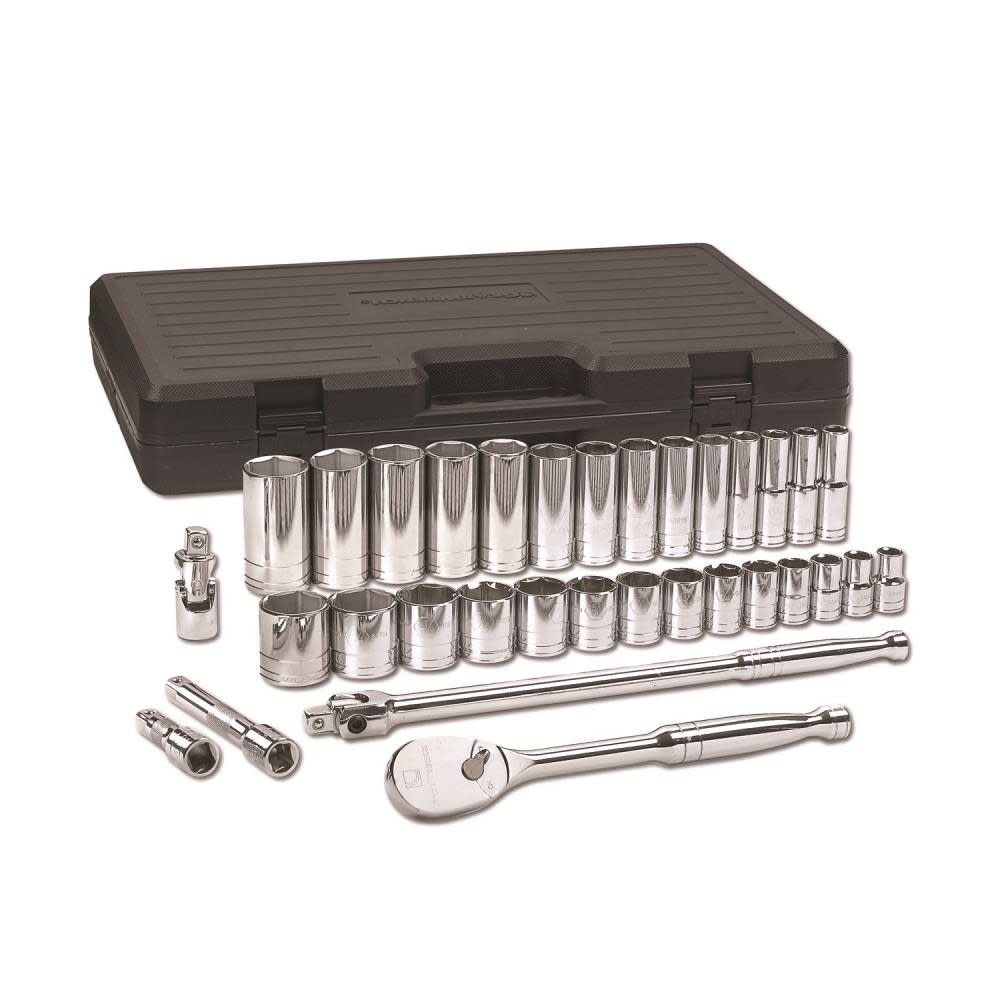 GEARWRENCH SET SKT STD/DP SAE 1/2DR - Flockneti