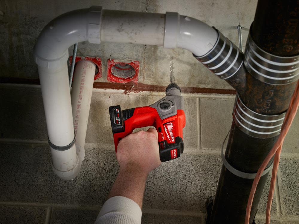 Milwaukee M12 FUEL  SDS Plus Rotary Hammer Kit - Flockneti