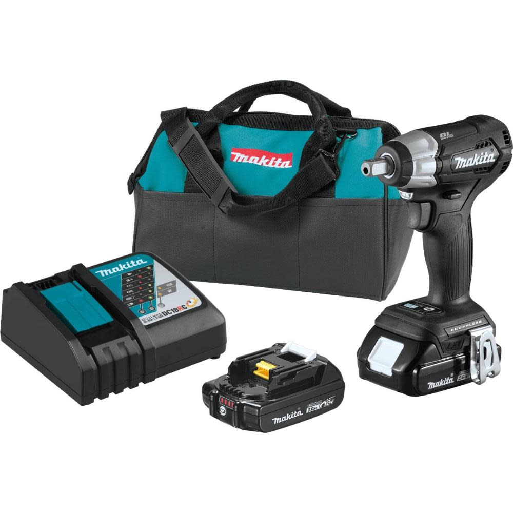 Makita 18V LXT Sub Compact 1/2″ Sq Drive Impact Wrench Kit - Flockneti
