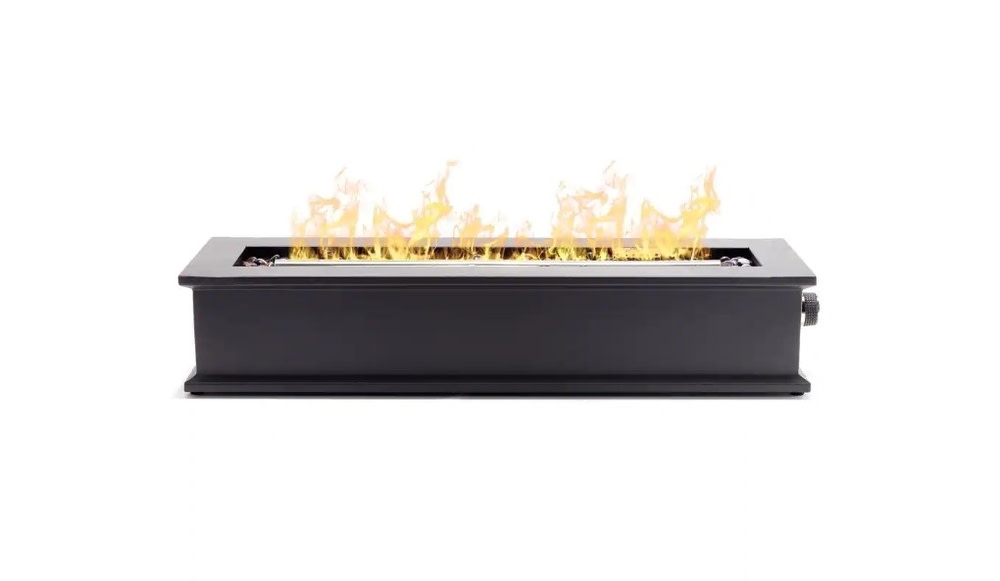 Ukiah Loom X Tabletop Outdoor Fire Pit Propane Rectangular 28″ - Flockneti
