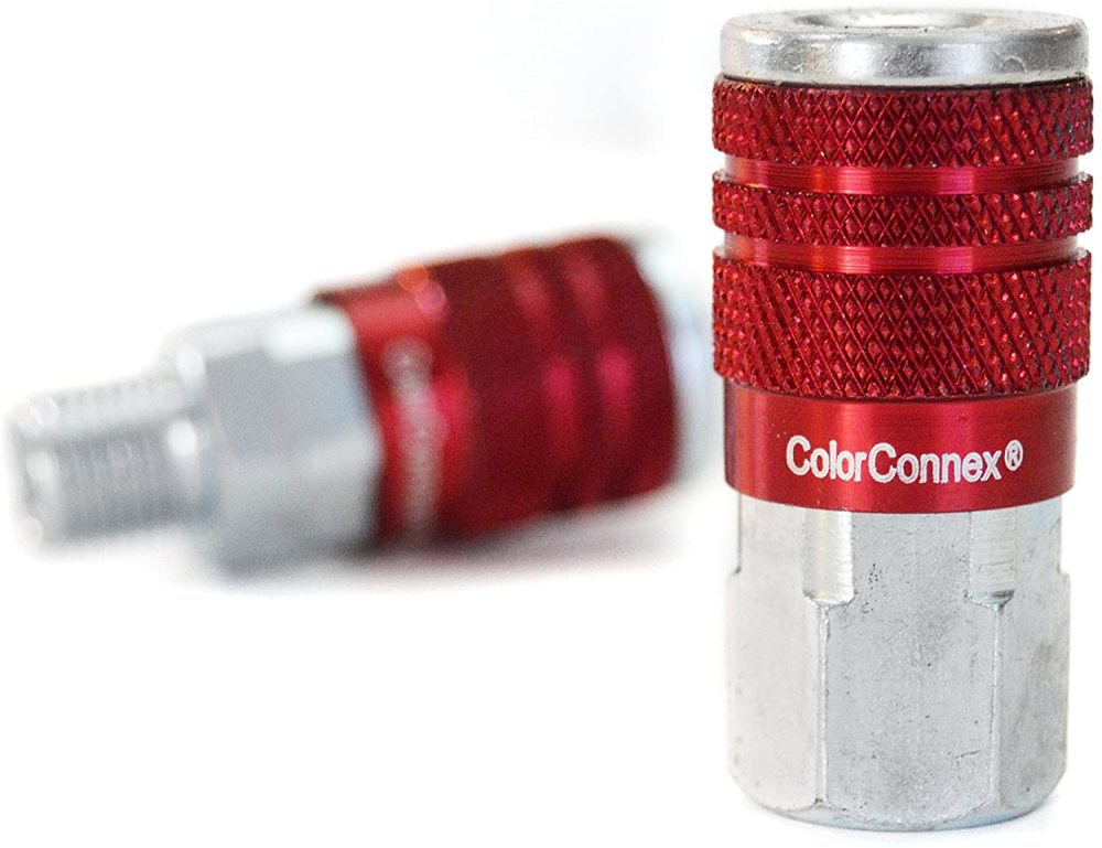 Legacy 1/4 In. NPT Quick Connect Hose Type D Coupler & Plug 14 Piece Kit - Flockneti