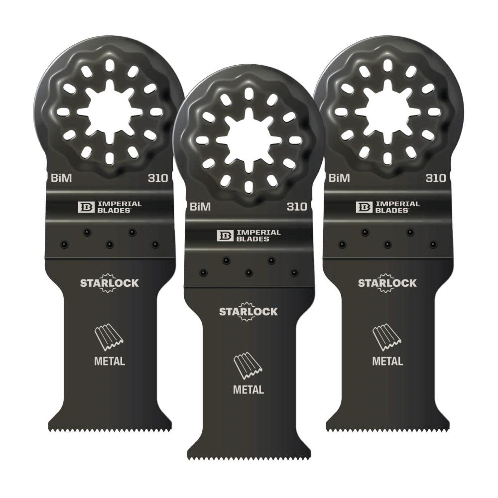 Imperial Blades IBSL310-3 Starlock 1-3/16″ Standard Thin Metal Blade 3PC - Flockneti