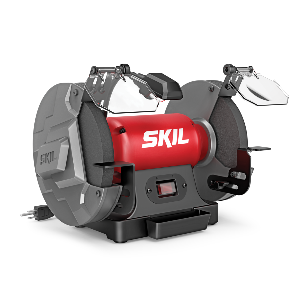 SKIL 3.0 Amp 8″ Benchtop Grinder - Flockneti