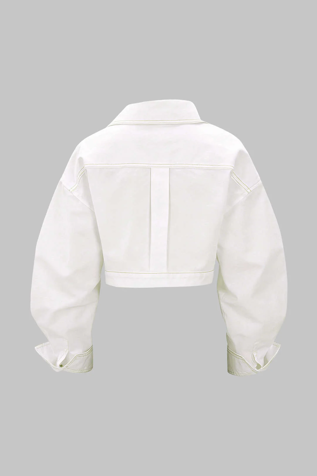 Asymmetrical Zipper Long-Sleeve Shirt - Flockneti