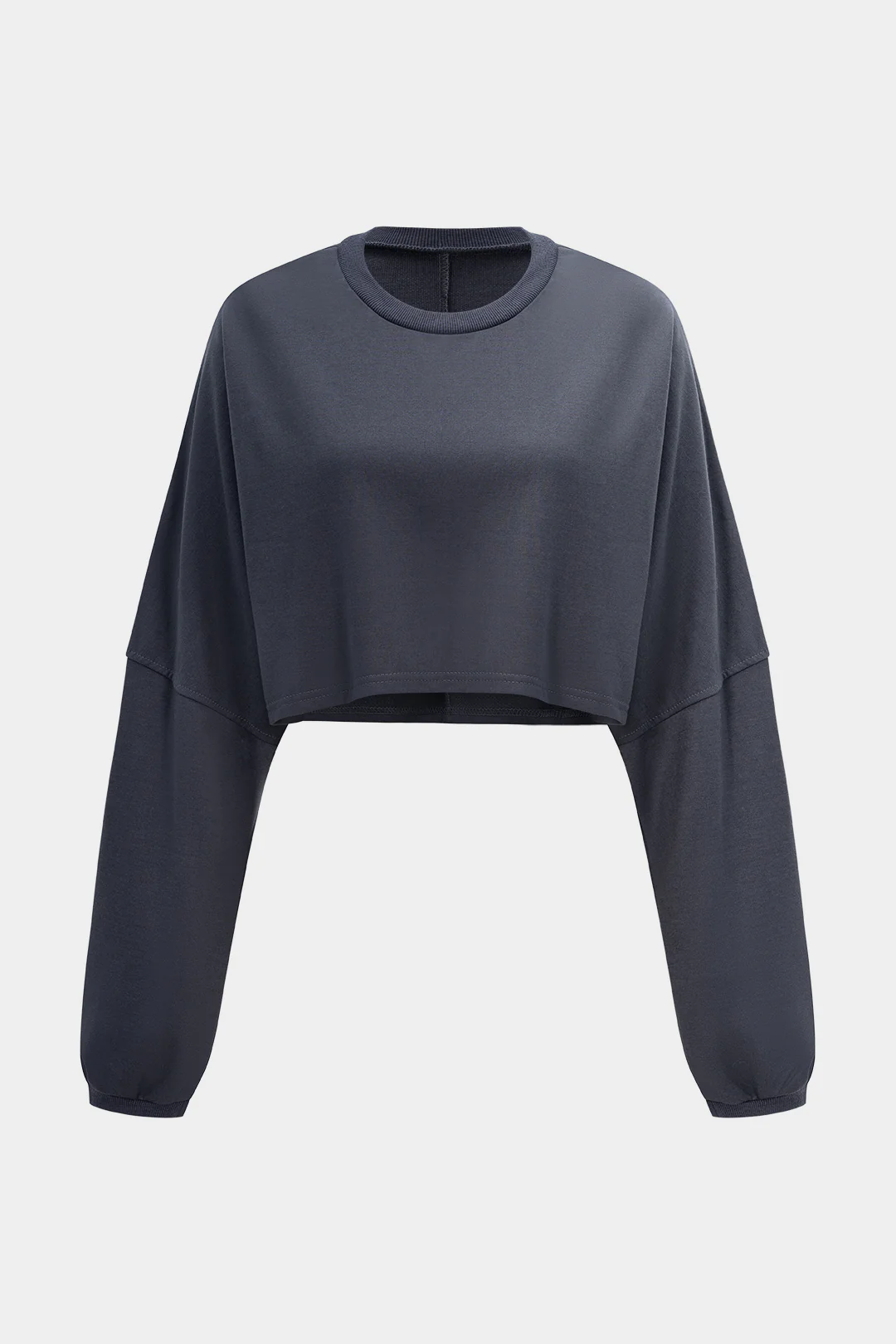 Round Neck Long Sleeve Sweatshirt - Flockneti