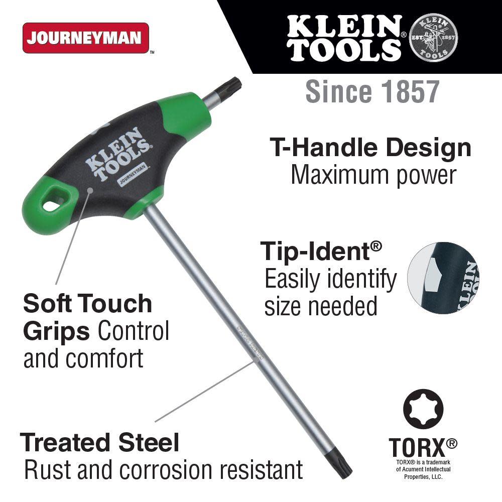 Klein Tools 6″ TORX T-Handle Set w/Stand 7 Pc - Flockneti