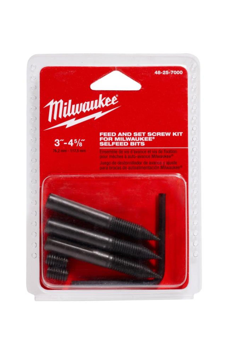 Milwaukee LARGE SELF-FEED BIT REPLACEMENT KIT - Flockneti