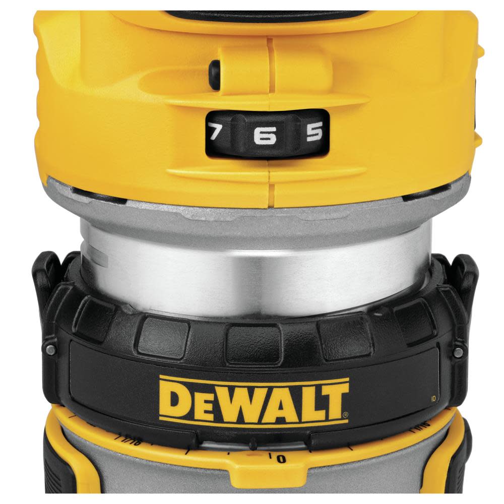 DEWALT 1/4-in Variable Speed Brushless Fixed Cordless Router (Bare Tool) - Flockneti