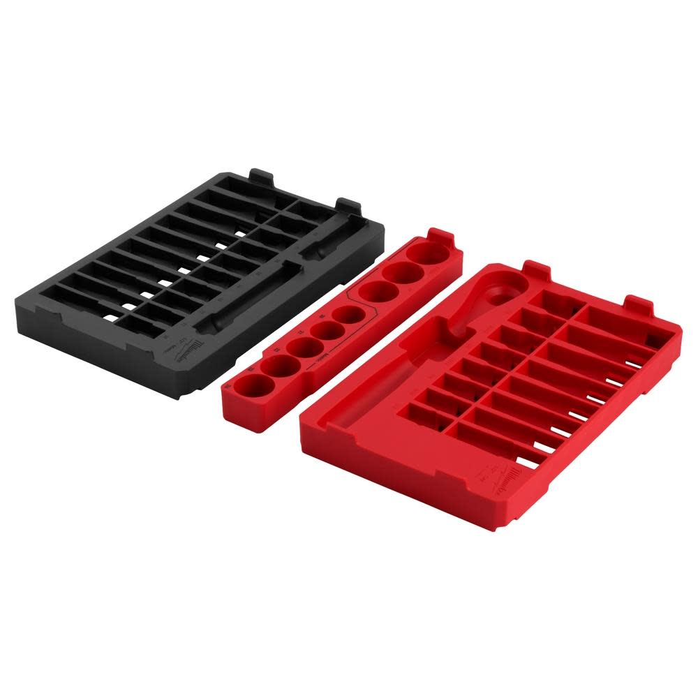 Milwaukee PACKOUT Trays for 47pc Ratchet & Socket Set - Flockneti