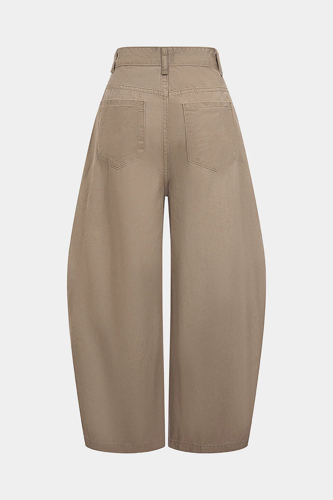 Letter Print Straight Leg Barrel Jeans - Flockneti