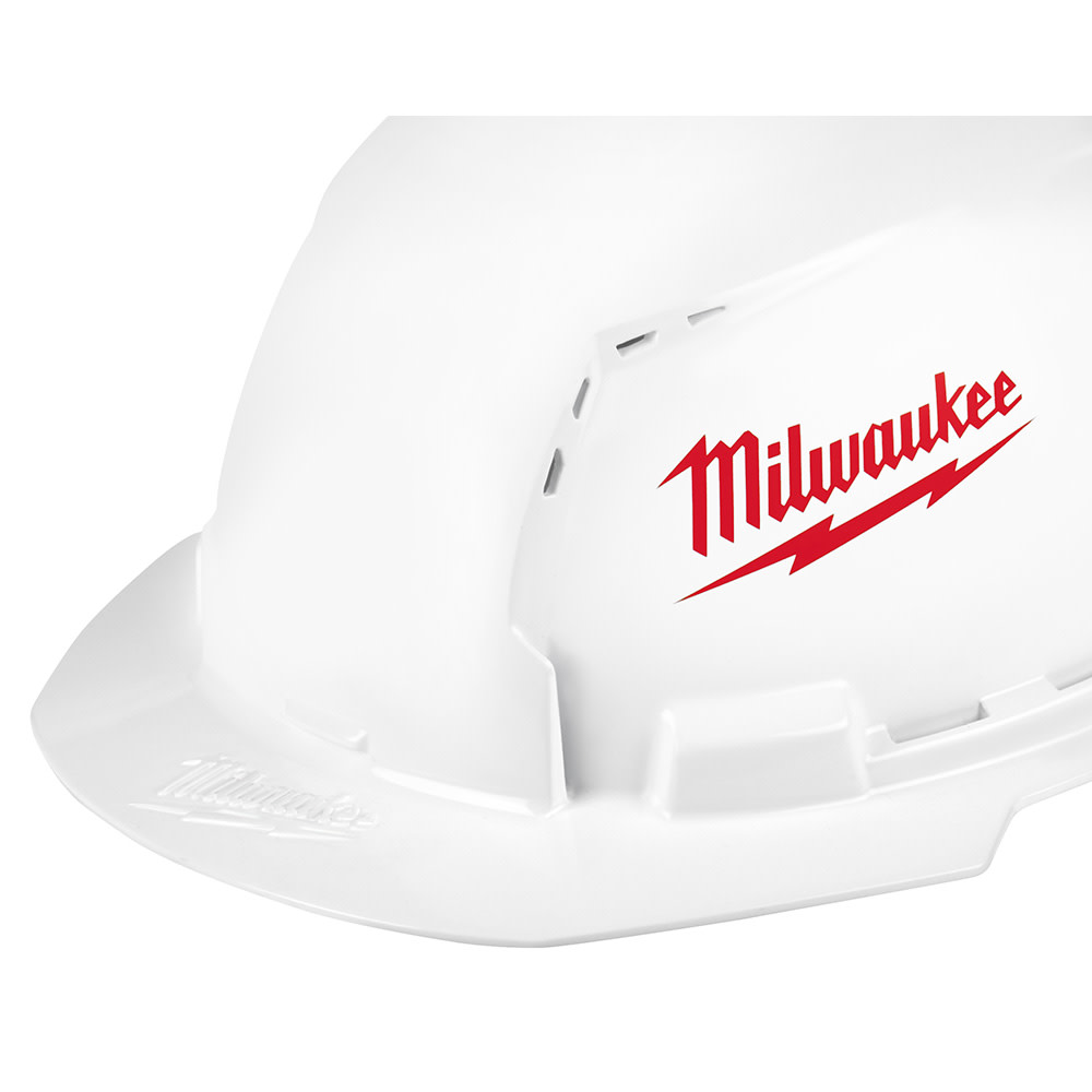 Milwaukee Front Brim Vented Hard Hat with BOLT Accessories Type 1 Class C - Flockneti