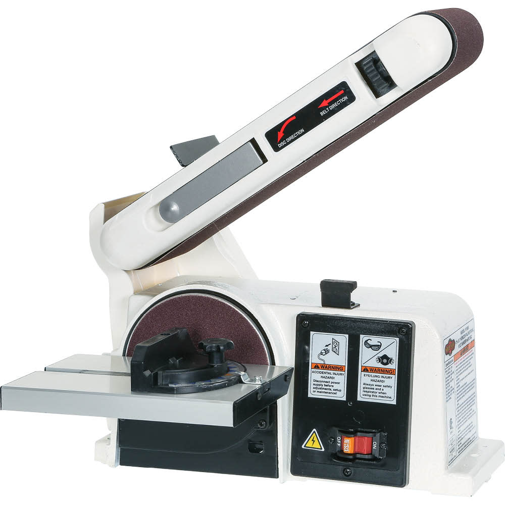 Shop Fox 4In x 36In Horizontal / Vertical Belt Sander with 6In Disc - Flockneti