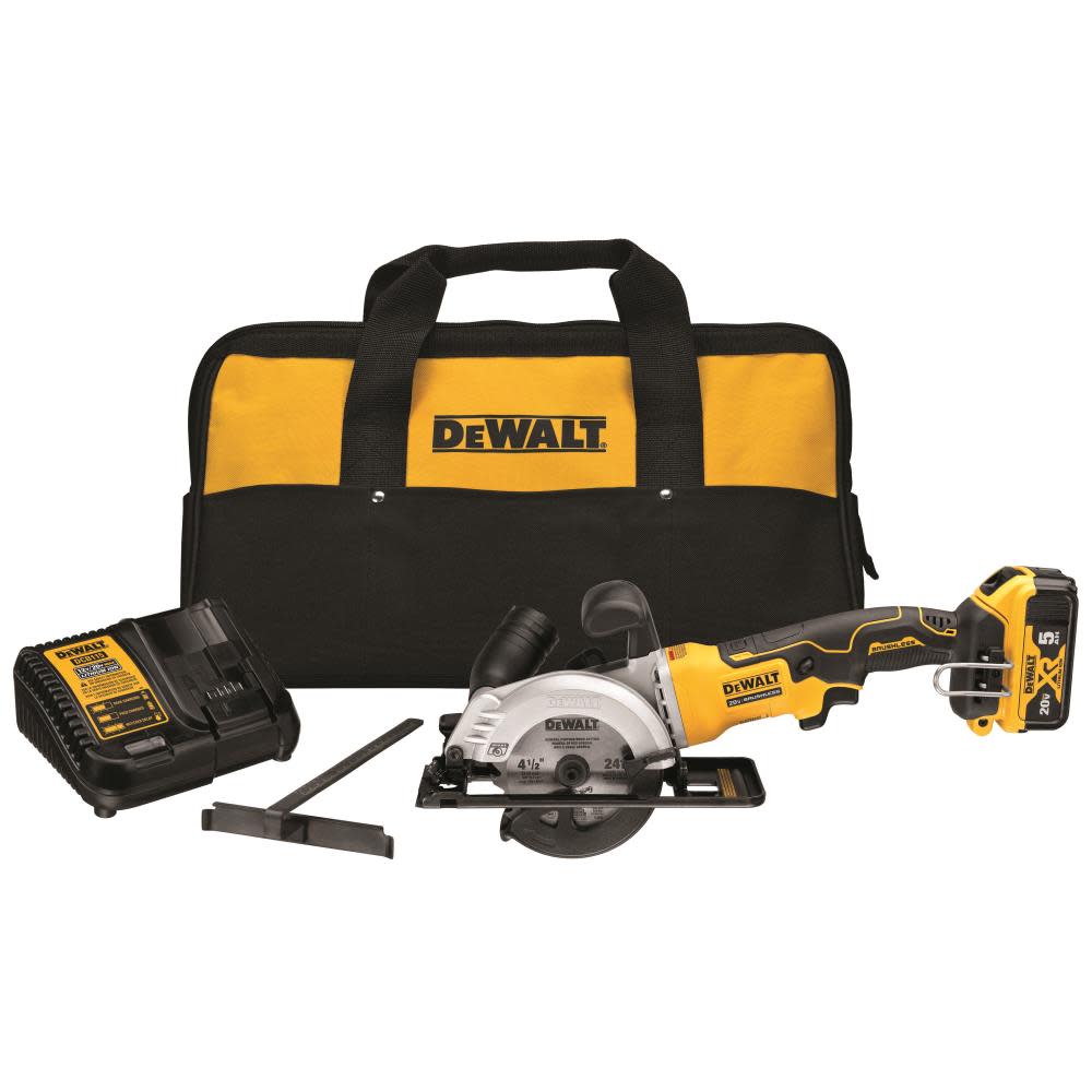 DEWALT ATOMIC 20V MAX* Brushless 4-1/2 in. Cordless Circular Saw Kit - Flockneti