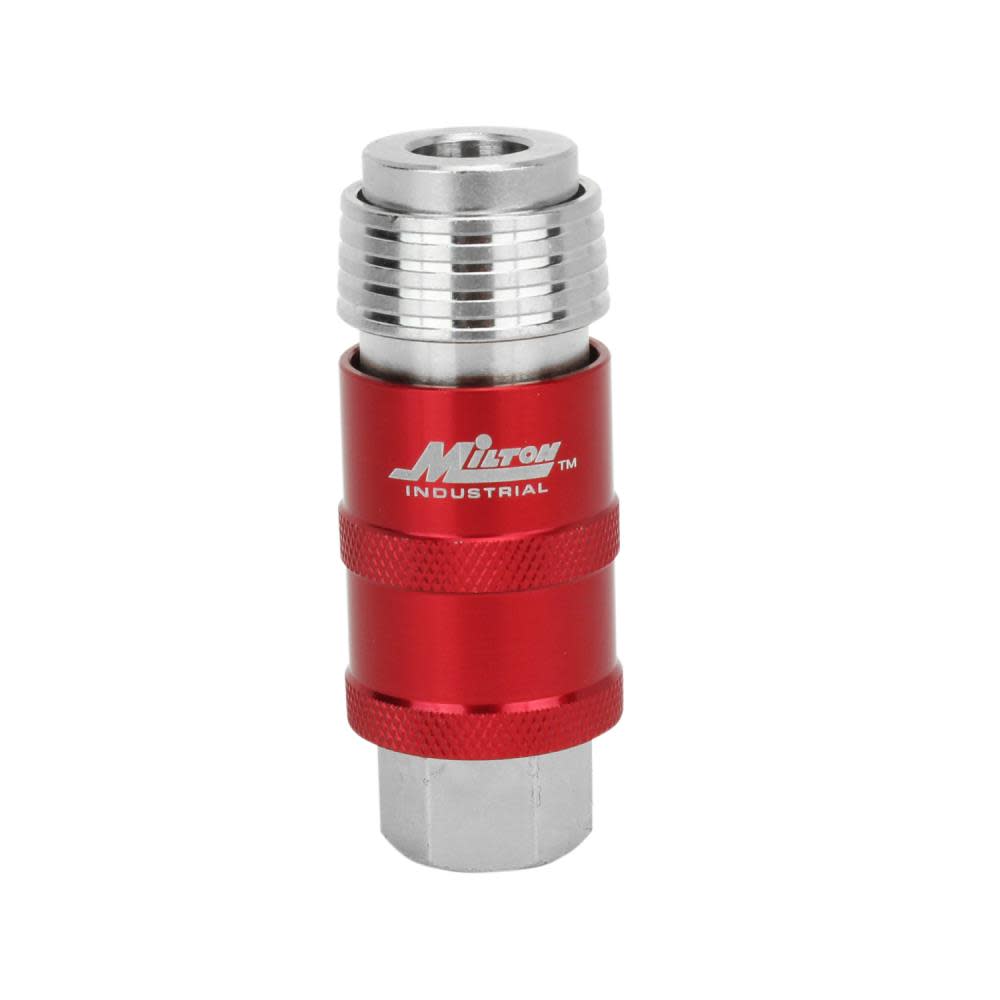 Milton 5 In ONE S-1750 Universal Safety Exhaust Quick-Connect Industrial Coupler 1/4″ FNPT - Flockneti