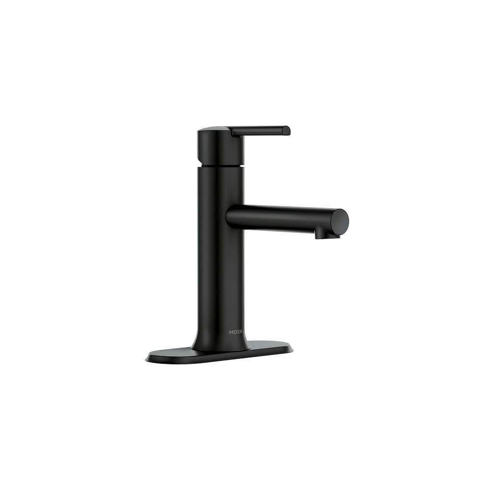 Moen Arlys Bathroom Faucet Black 1 Handle Low Arc Low Profile - Flockneti