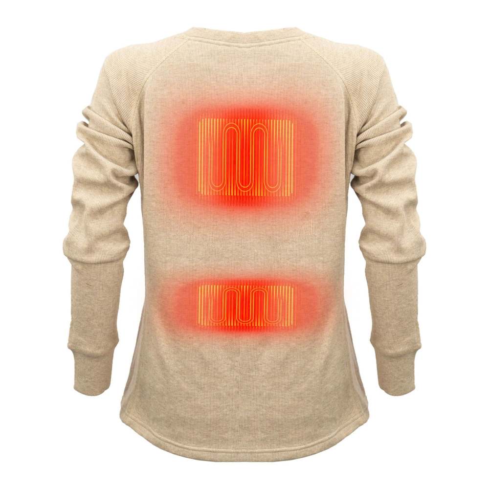Mobile Warming Thermick 2.0 Baselayer Shirt Womens Tan Small - Flockneti