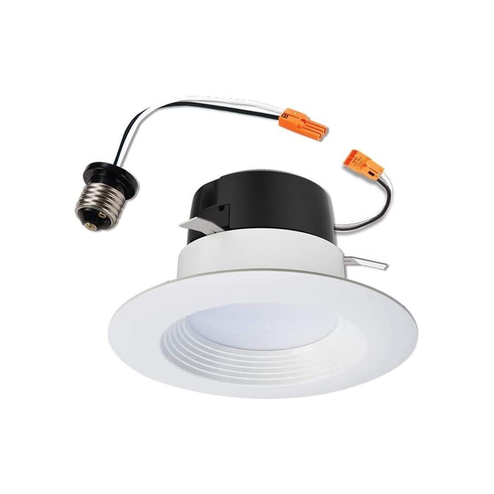 Halo Retrofit Downlight Kit 4″ Matte White 8W 600 Lumen LED - Flockneti