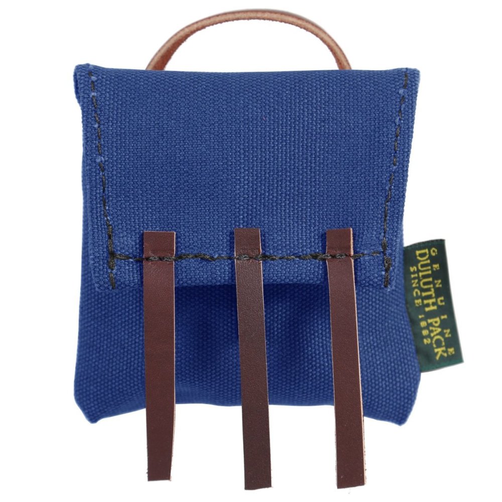 Duluth Pack Royal Blue Canvas Mini Ornament Pack - Flockneti
