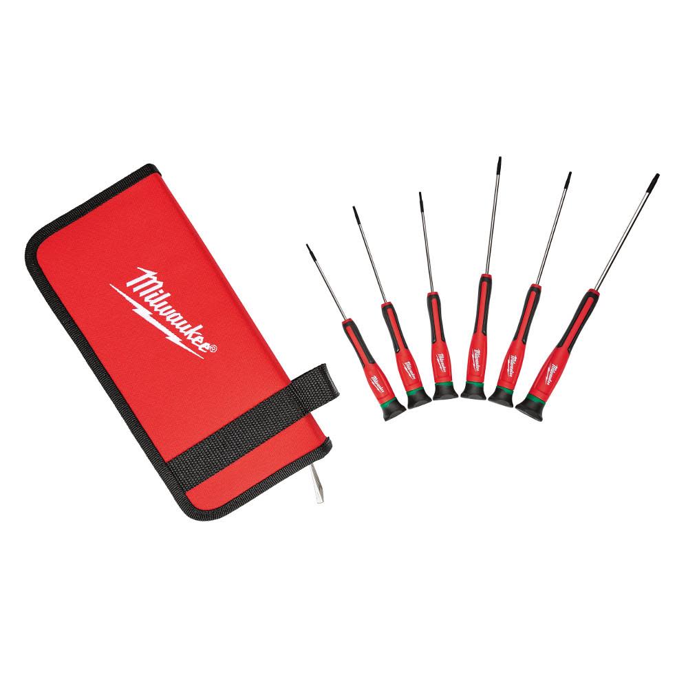 Milwaukee 6 pc. Torx Precision Screwdriver Set with Case - Flockneti