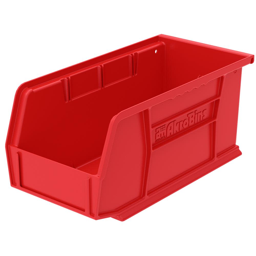 Akro-Mils AkroBin 10-7/8In x 5-1/2In x 5In Red - Flockneti