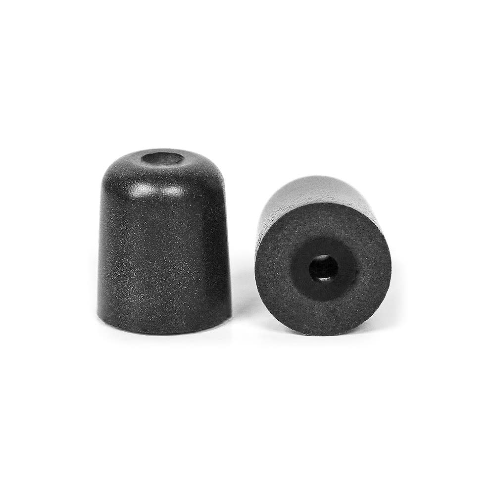 ISOtunes Trilogy Black Core Tall Foam Ear Tips Medium 5 Pairs - Flockneti