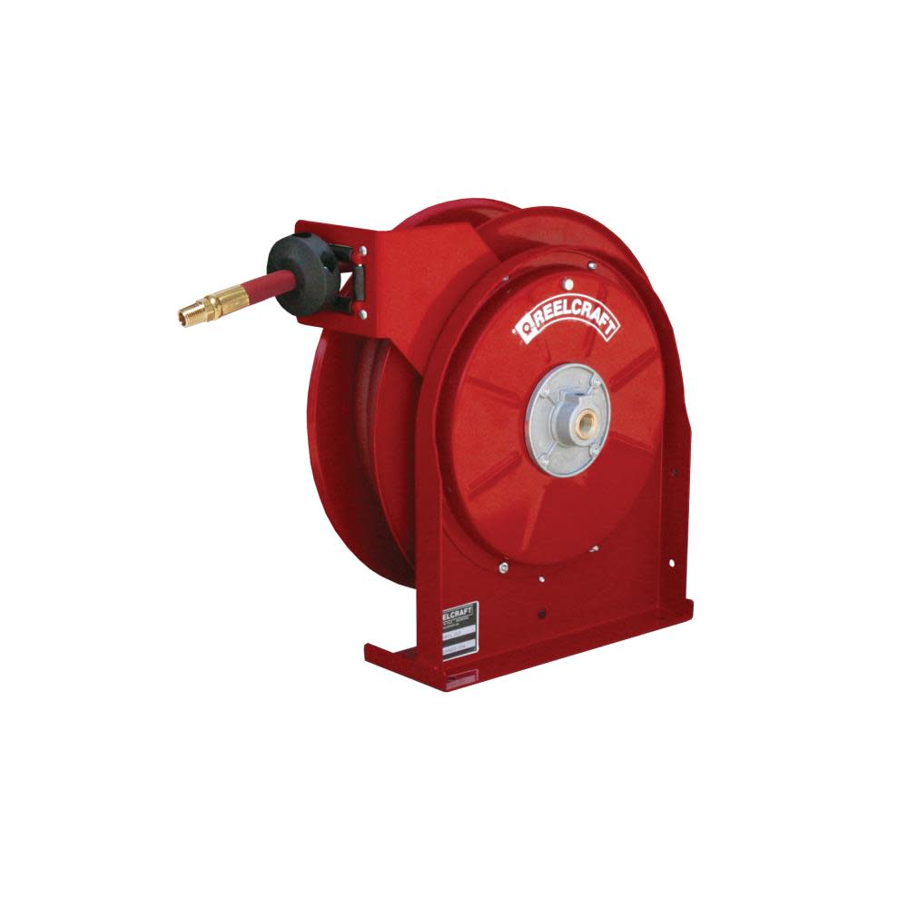 Reelcraft Hose Reel with Hose Steel Series 5000 1/4″ x 50′ - Flockneti