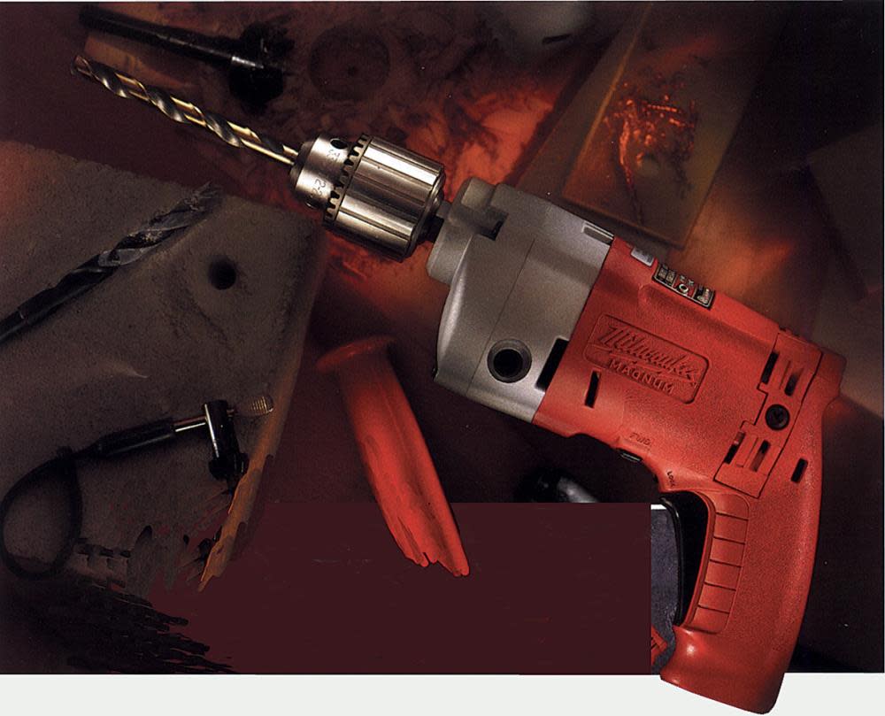 Milwaukee 1/2 in. 5.5 A Magnum Drill 950 RPM - Flockneti
