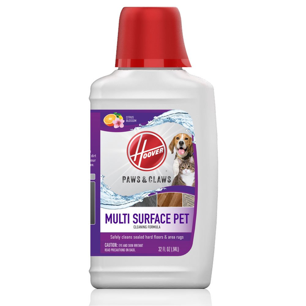 Hoover Residential Vacuum Paws & Claws FloorMate Cleaner Solution Multi Surface 32oz - Flockneti