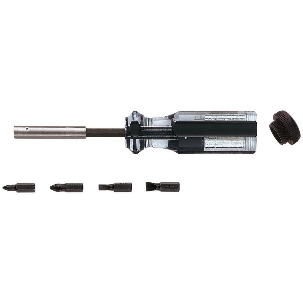 Klein Tools 7-1/4 In. Magnetic Screwdriver Set with Interchangeable Bits - Flockneti