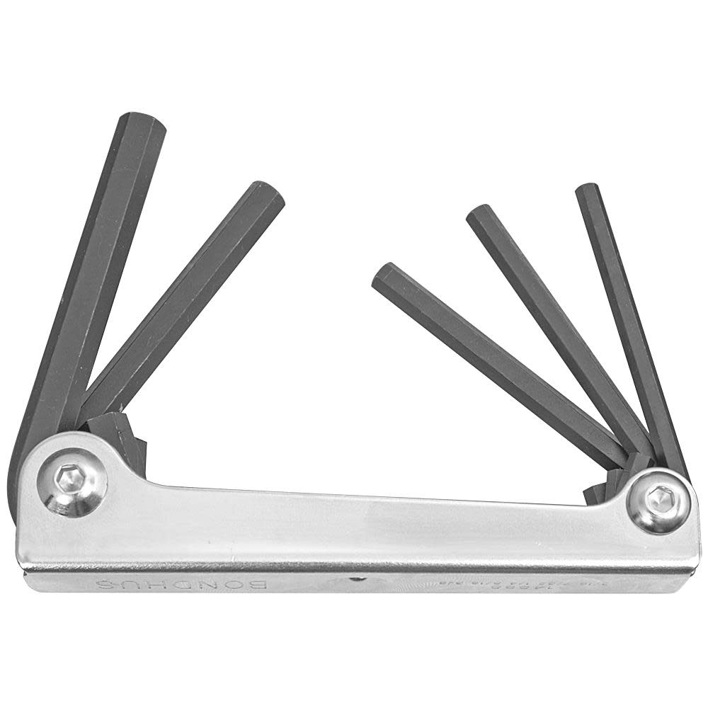 Bondhus 5pc Hex Fold-up Tool Set 3/16-3/8 - Flockneti