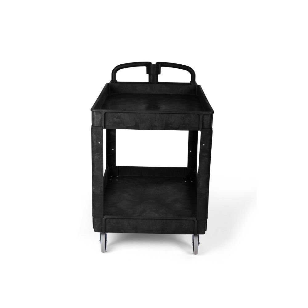 Toter Material Handling Utility Cart with Lipped Top and Ergo Handle - Flockneti