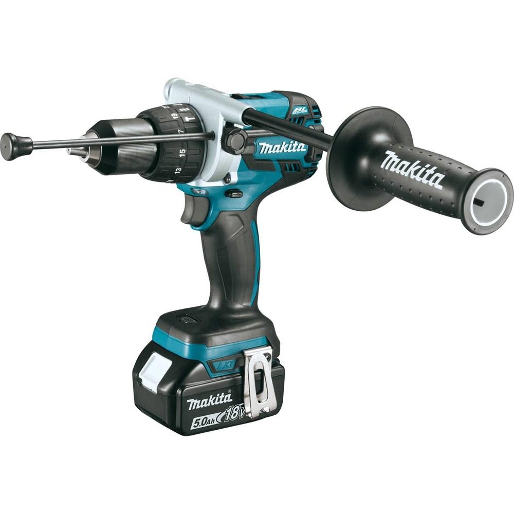 Makita 18V LXT Lithium-Ion Brushless Cordless 1/2 in. Hammer Driver-Drill Kit - Flockneti