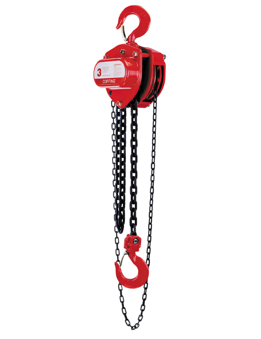 Coffing Hoist 1100 Lbs Load Capacity 10 Ft. Lift Mini Ratchet Lever Chain Hoist - Flockneti